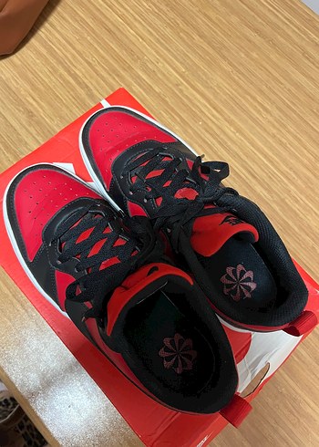 Nike court borought kırmızı siyah unisex - Görsel 3