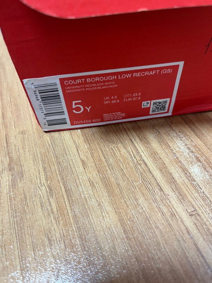 Nike court borought kırmızı siyah unisex - Görsel 5