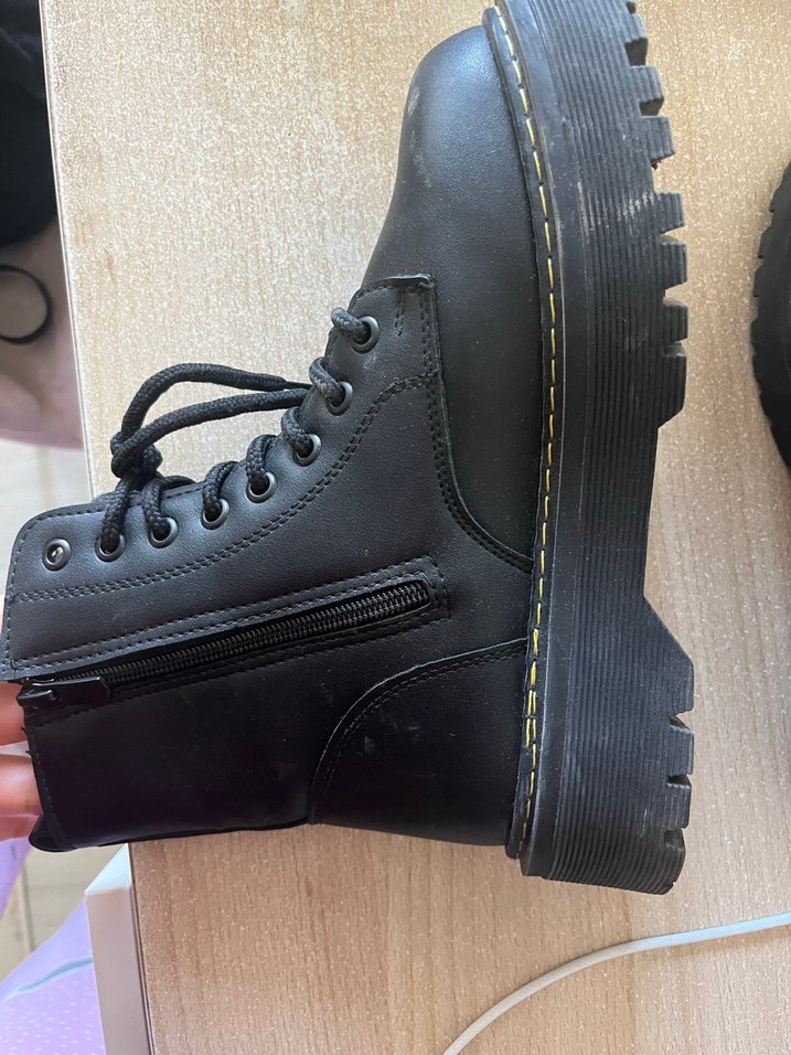 Siyah Platform Kadın Botu - Görsel 3