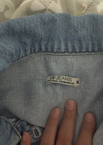 kadın kot ceket - Görsel 2