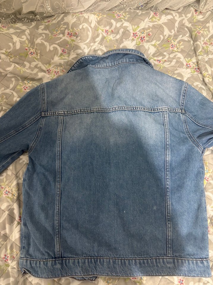 kadın kot ceket - Görsel 4