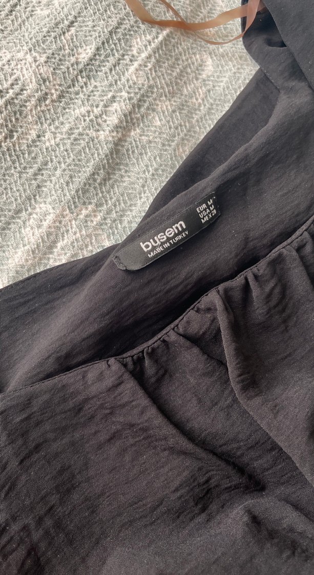 Uzun Kollu Siyah Bluz - Görsel 4