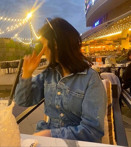 tulum kot mavi renk az giyilmiş sıfır kıvamında - Görsel 5