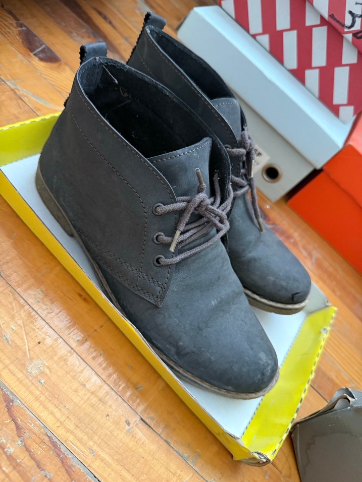 Gri Bağcıklı Erkek bayan unisex Bot - Görsel 2