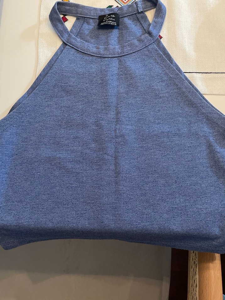 Zara Halter Yaka Tişört 2 adet birlikte - Görsel 3