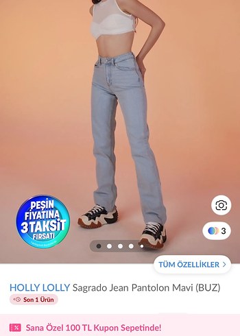 xs Beden mavi Renk HOLLY LOLLY Sagrado Jean