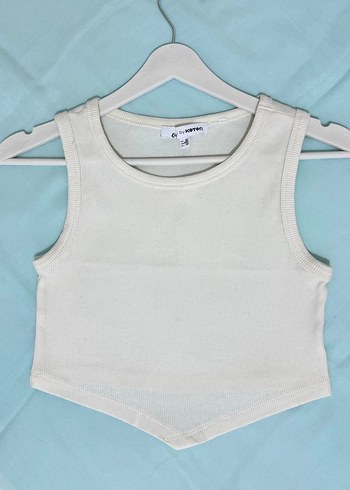 KOTON Beyaz Kolsuz Fitted Atlet