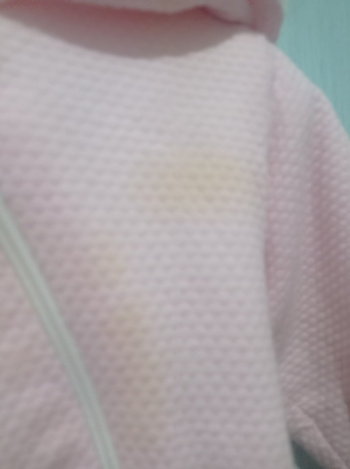 Kapüşonlu Pembe Bebek Tulumu - Görsel 2