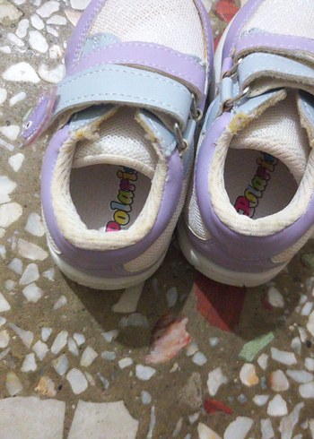 Kız Çocuk Mor Velcro Bağcıklı Spor Ayakkabı - Görsel 5