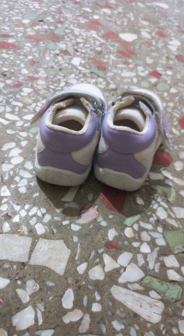 Kız Çocuk Mor Velcro Bağcıklı Spor Ayakkabı - Görsel 4