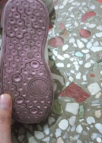 Kız Çocuk Renkli Baskılı Spor Ayakkabı - Görsel 4