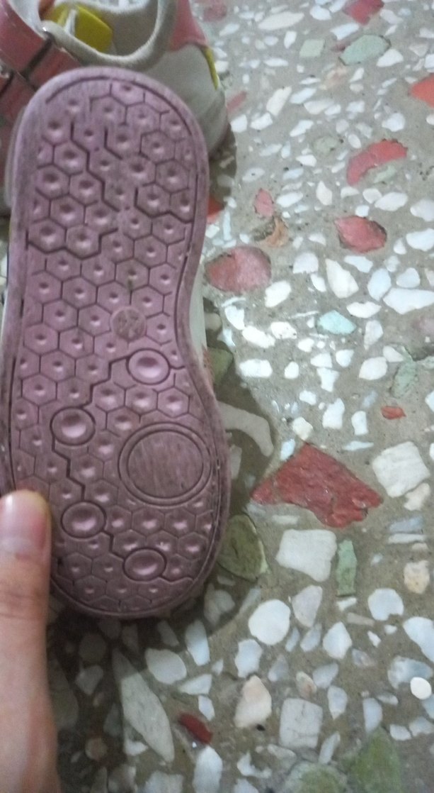 Kız Çocuk Renkli Baskılı Spor Ayakkabı - Görsel 4