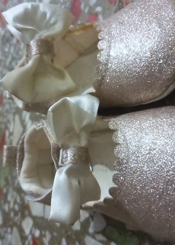 Kız Çocuk Gri Fiyonklu Babet Ayakkabı - Görsel 6