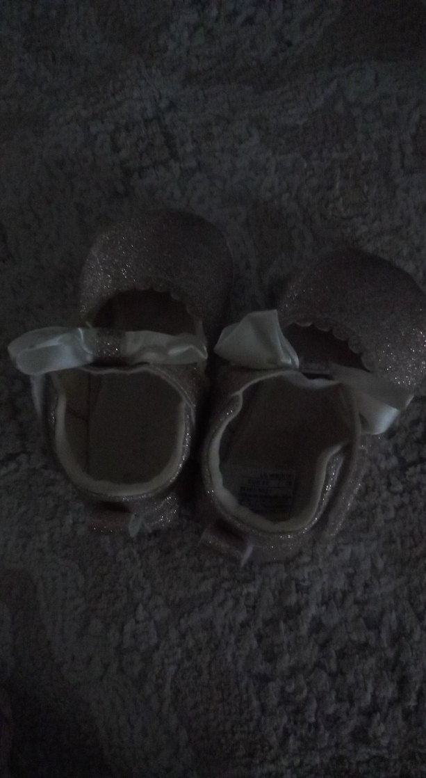 Kız Çocuk Gri Fiyonklu Babet Ayakkabı - Görsel 3