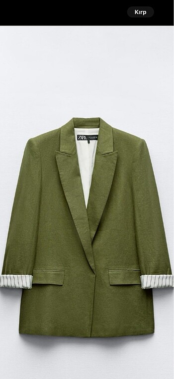 Zara Keten Blazer Ceket