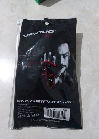 Gripad RX Pembe Kauçuk Spor Eldiveni, el pedi - Görsel 3