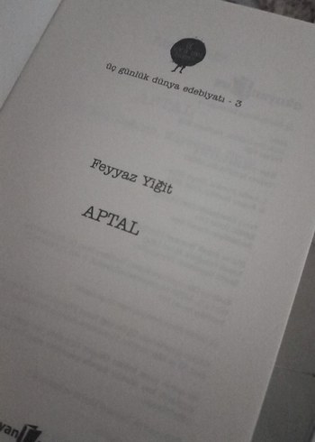 Aptal - Feyyaz Yiğit Roman