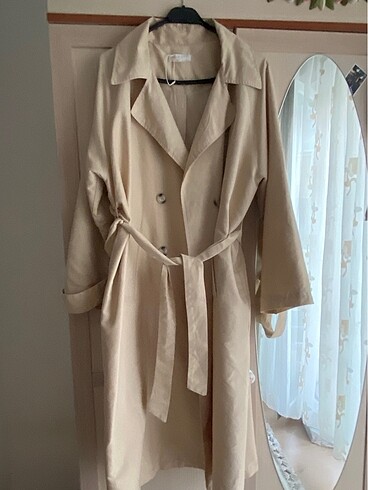 xl Beden ten rengi Renk Hooops oversize trençkot