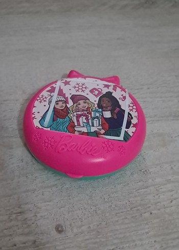 Renkli Barbie Temalı Pembe mavi ayna