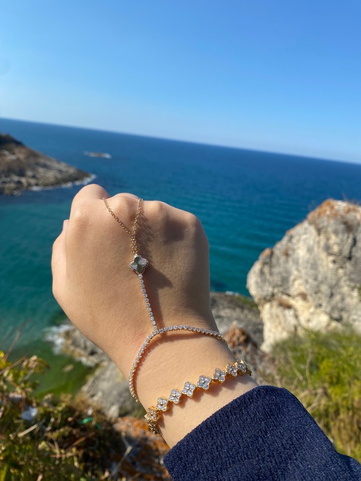 VIP yonca bileklik kararma solma yapmaz - Görsel 2