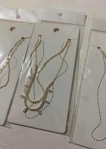 Altın Renk Zincir Detaylı Kadın Vücut Zinciri - Görsel 2