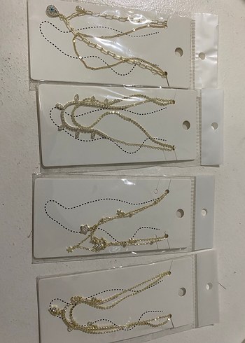 Altın Renk Zincir Detaylı Kadın Vücut Zinciri - Görsel 5