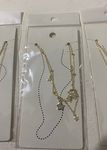 Altın Renk Zincir Detaylı Kadın Vücut Zinciri - Görsel 3