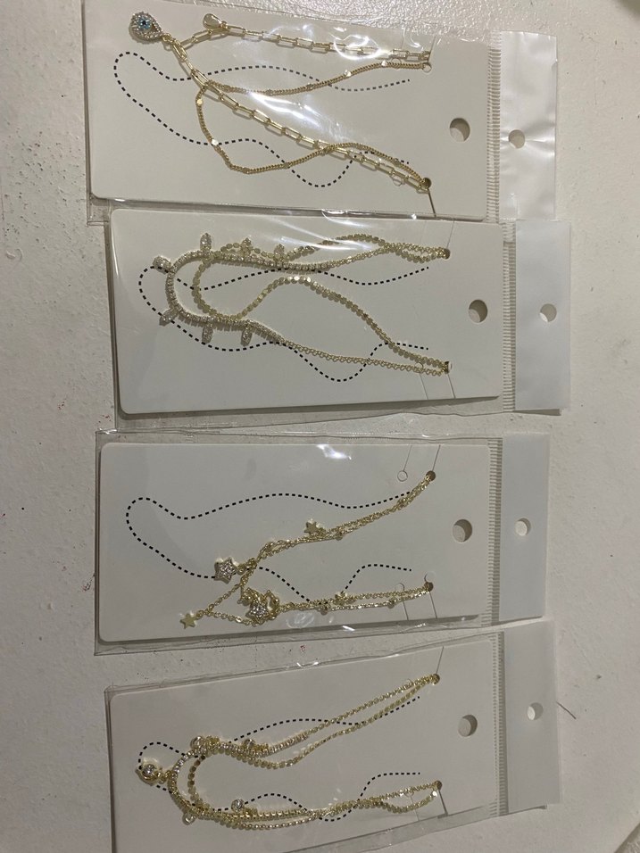 Altın Renk Zincir Detaylı Kadın Vücut Zinciri - Görsel 5