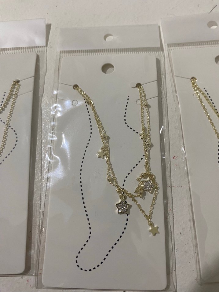 Altın Renk Zincir Detaylı Kadın Vücut Zinciri - Görsel 3