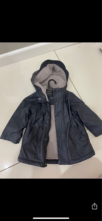 12-18 Ay Beden lacivert Renk Zara çocuk mont