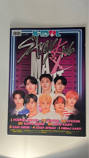 K-IDOL Straykids maxident k-pop dergi 2023-01