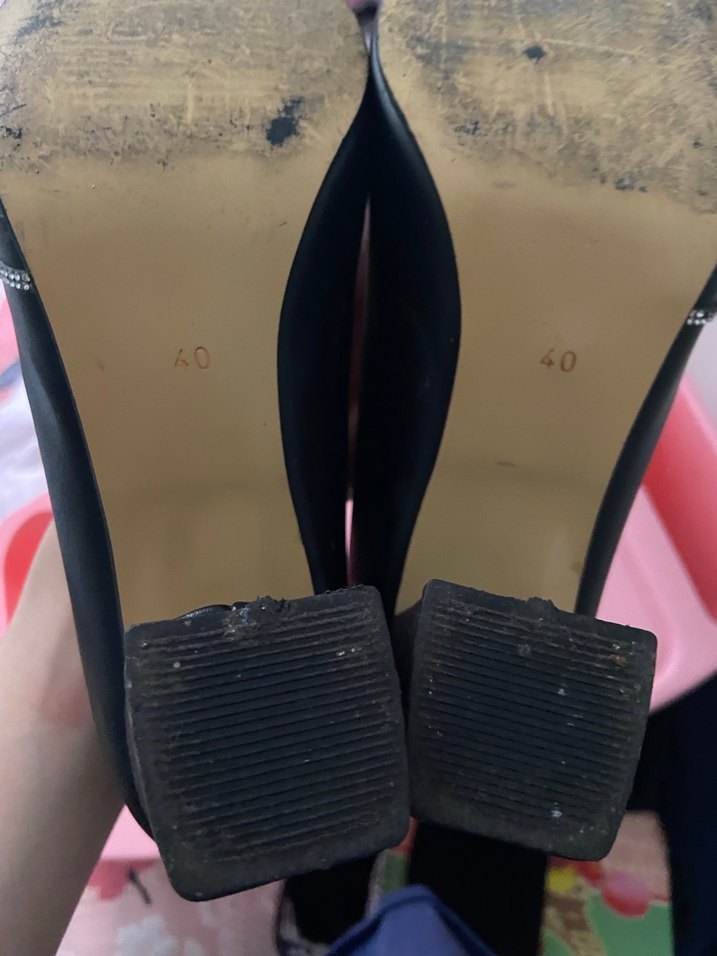 Siyah Parlak Stiletto Kadın Topuklu Ayakkabı - Görsel 3