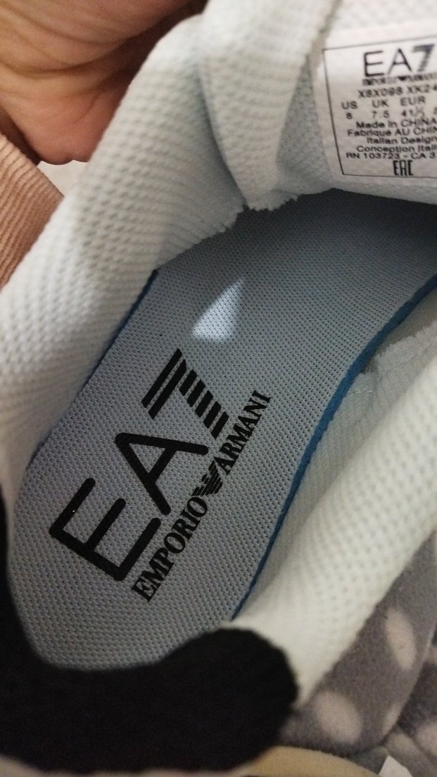 EA7 Emporio Armani Beyaz unisex Spor Ayakkabı - Görsel 4