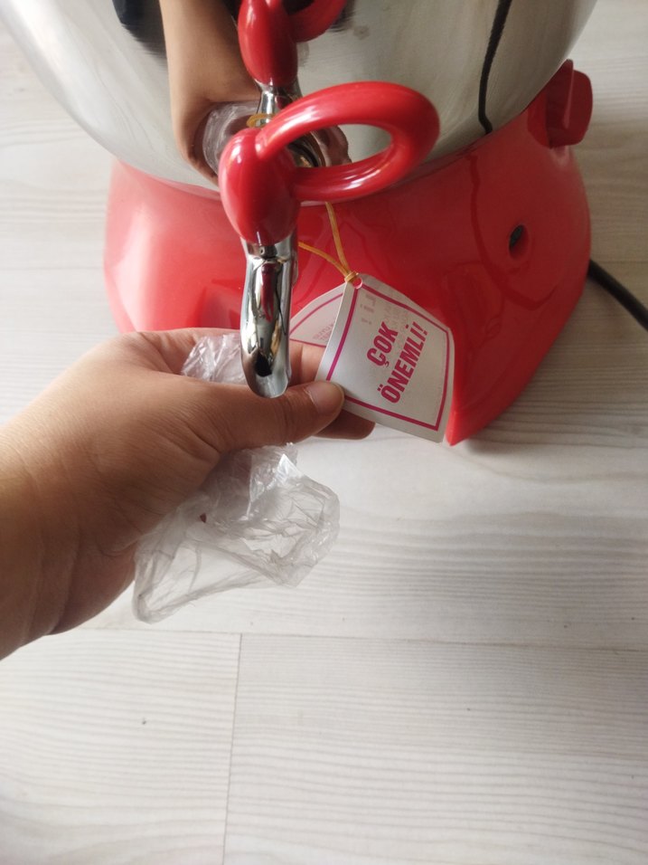 5 Parça Kırmızı Çaydanlık Seti - Görsel 3