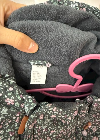 H&MKız Bebek Desenli Gri Tulum - Görsel 5