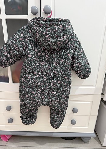 H&MKız Bebek Desenli Gri Tulum - Görsel 6