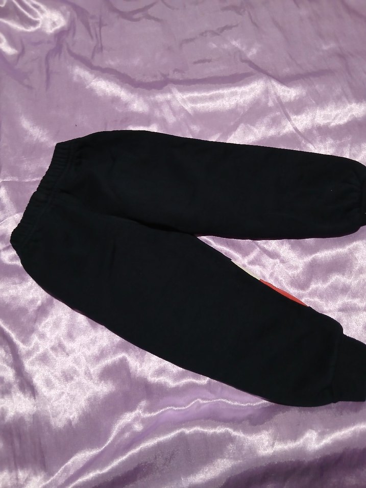 Erkek Çocuk Siyah Bağcıklı Eşofman Altı - Görsel 2