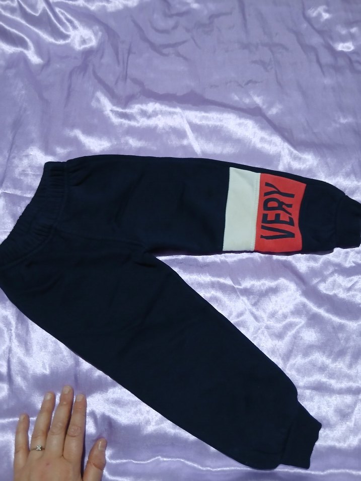 Erkek Çocuk Siyah Bağcıklı Eşofman Altı - Görsel 3