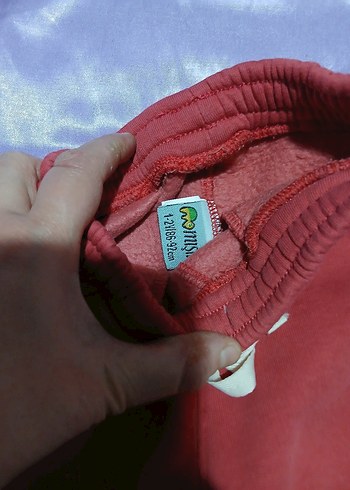 Kız Çocuk Pembe Nakışlı Rahat Eşofman - Görsel 3