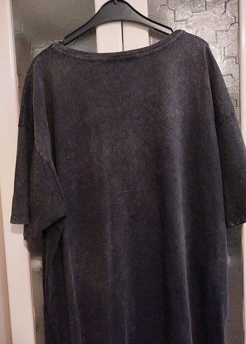 Kadın Siyah Baskılı Kısa Kollu Tişört - Görsel 7