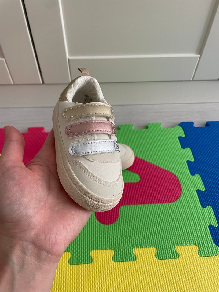 H&M Kız Çocuk Çok Renkli Cırt Cırtlı Spor Ayakkabı - Görsel 5