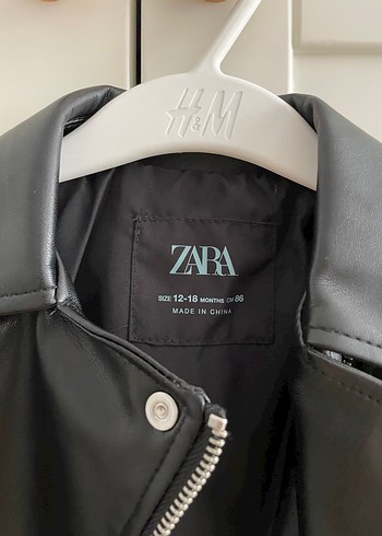 Zara Bebek Deri Ceket - Görsel 4