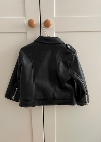 Zara Bebek Deri Ceket - Görsel 2