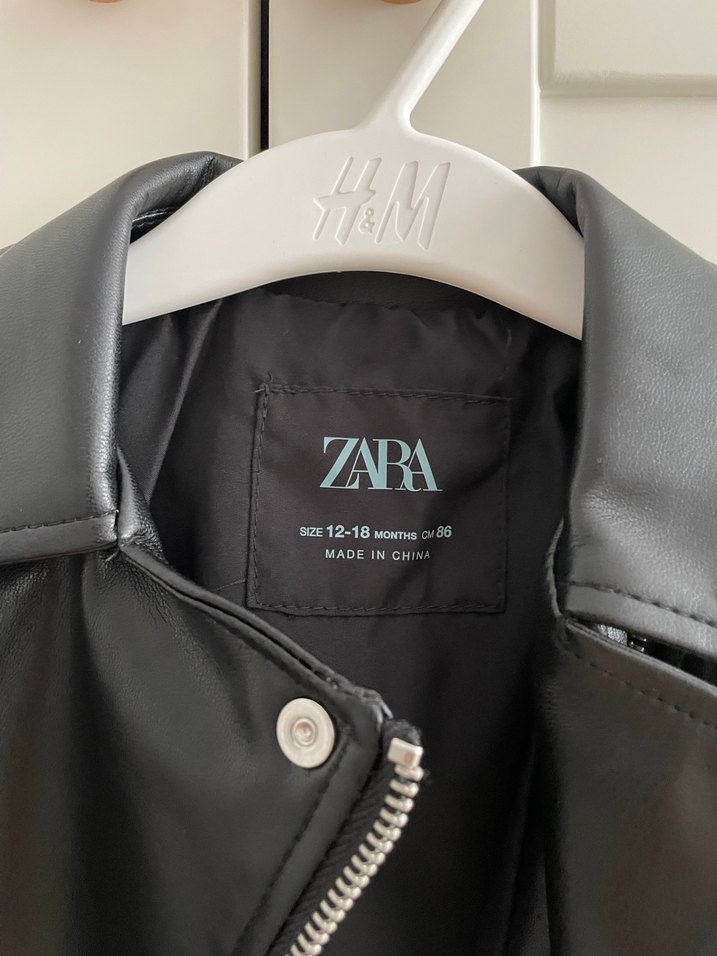 Zara Bebek Deri Ceket - Görsel 4