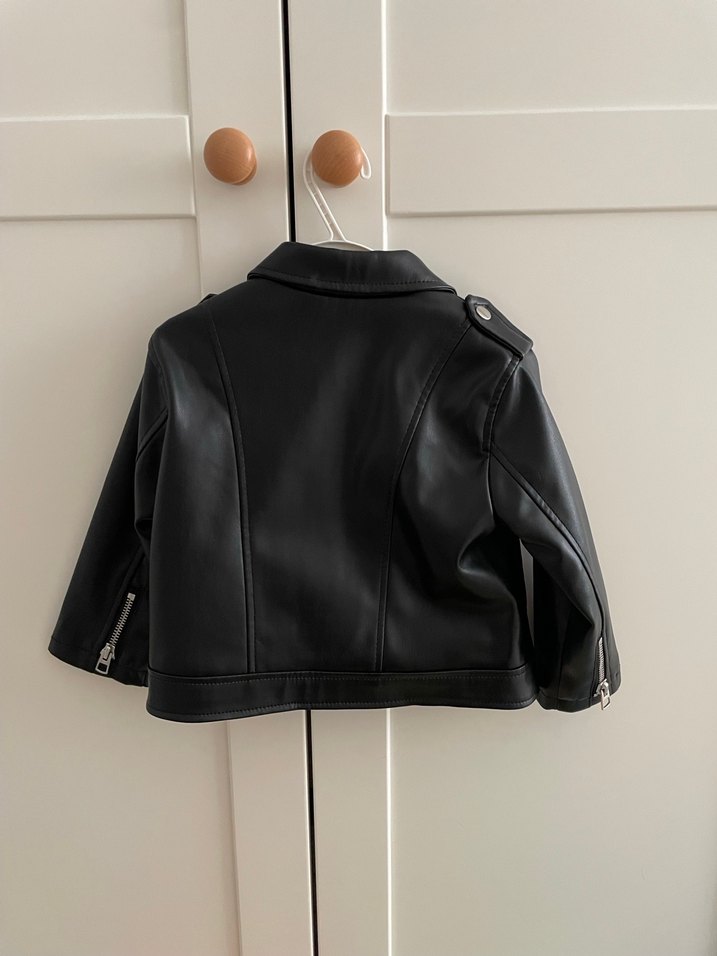 Zara Bebek Deri Ceket - Görsel 2