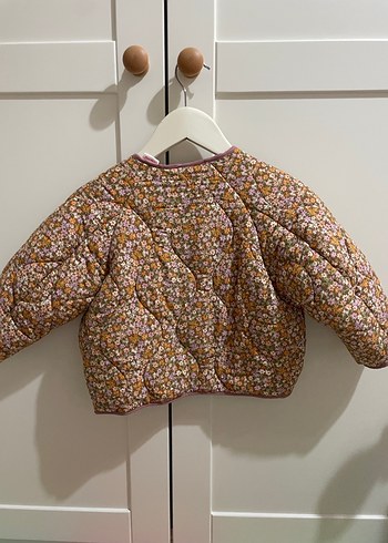 Zara 2 Yaş Kız Çocuk Çiçekli Ceket - Görsel 3