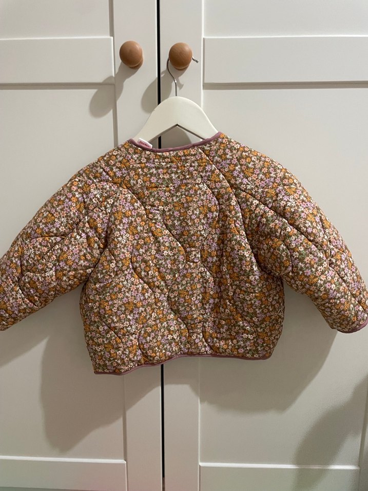 Zara 2 Yaş Kız Çocuk Çiçekli Ceket - Görsel 3
