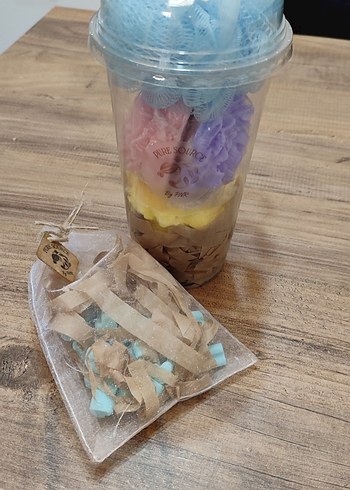 Kokulu Renkli Mum ve Dekoratif Set - Görsel 3