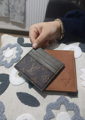 Kahverengi Deri erkek cüzdan ve kartlık - Görsel 4