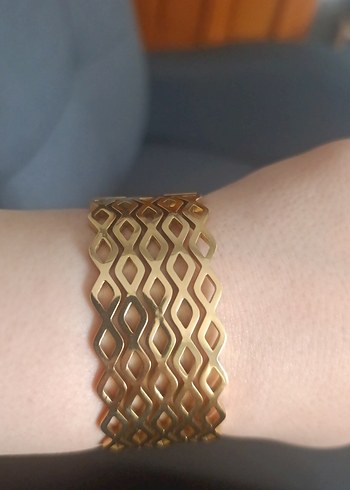 Bohem Esintili Elastik Altın Bileklik hiç kullanılmadı - Görsel 7